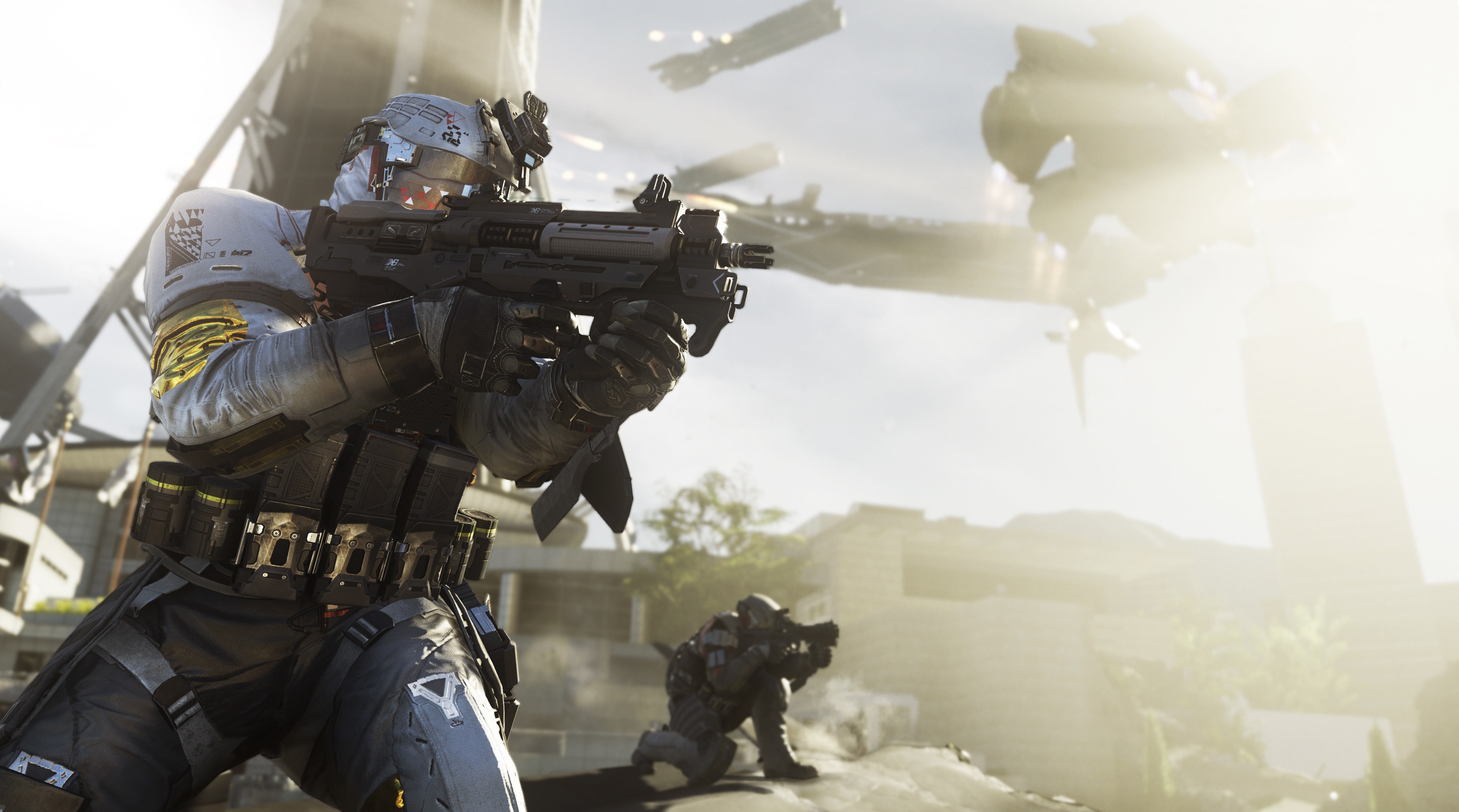 Call Of Duty 4k Widescreen Desktop Wallpaper - Call Of Duty Infinite Warfare Art , HD Wallpaper & Backgrounds