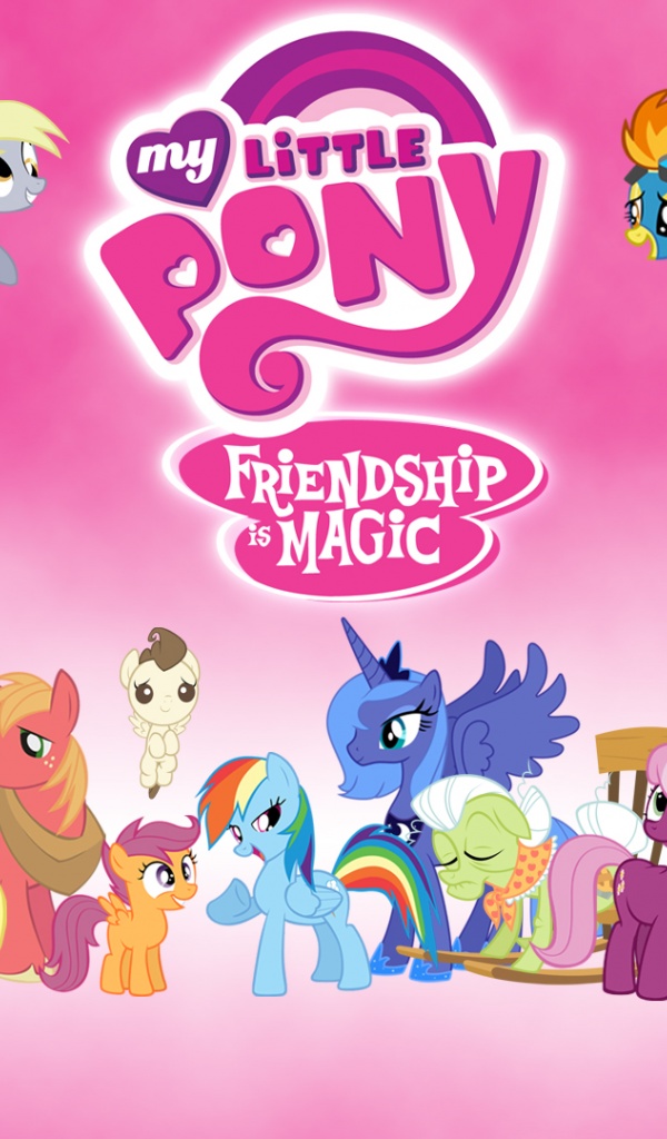 My Little Pony Friendship Is Magic Title , HD Wallpaper & Backgrounds