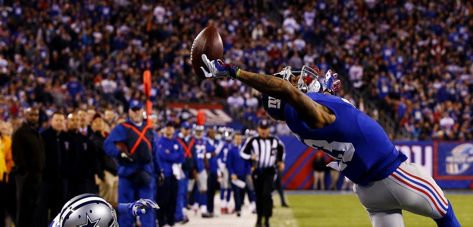 Best New York Giants Wallpaper Id - Catch Odell Beckham Jr , HD Wallpaper & Backgrounds