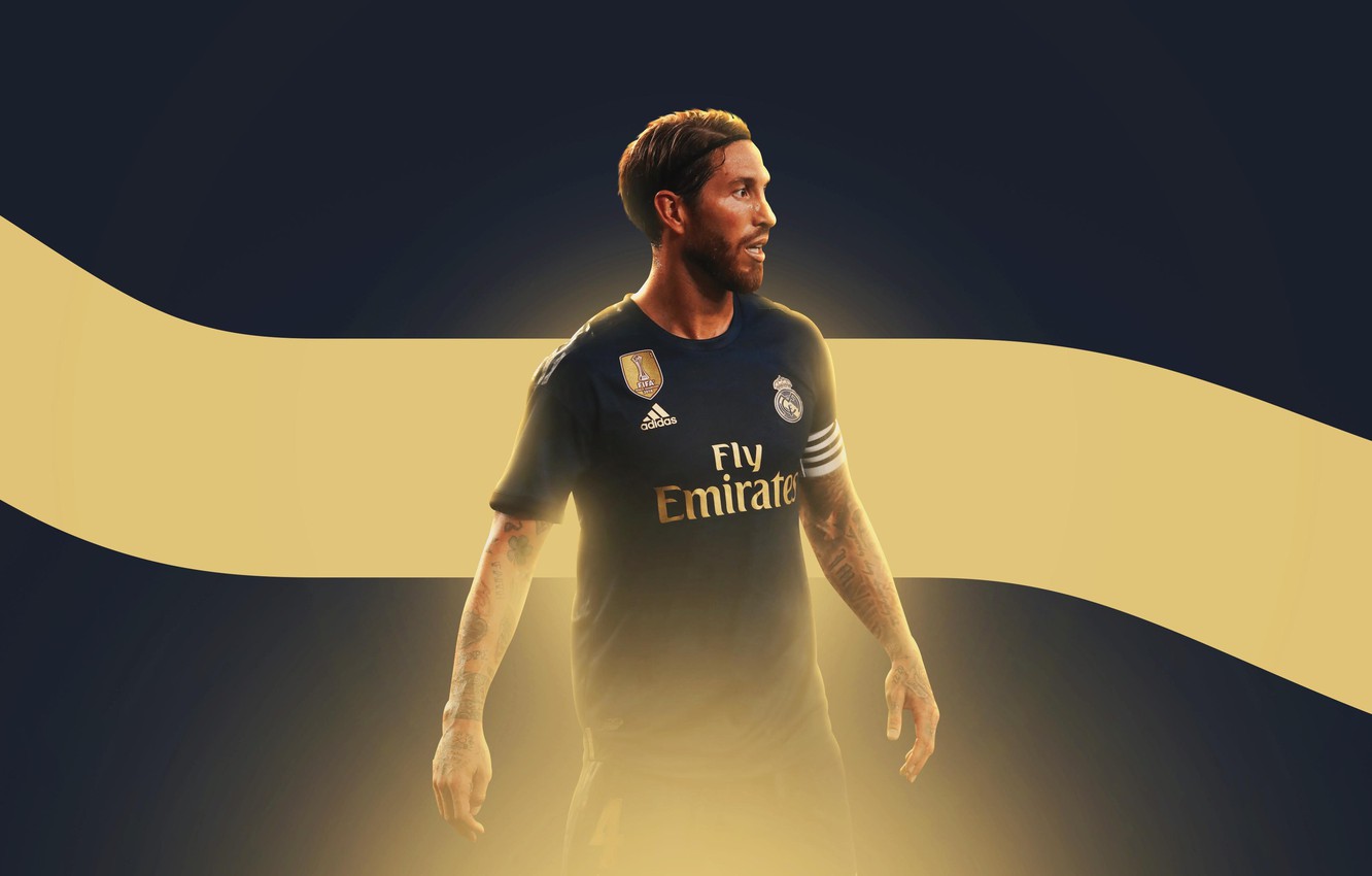 Photo Wallpaper Football, Sport, Soccer, Defender, - Real Madrid Wallpaper 2020 , HD Wallpaper & Backgrounds