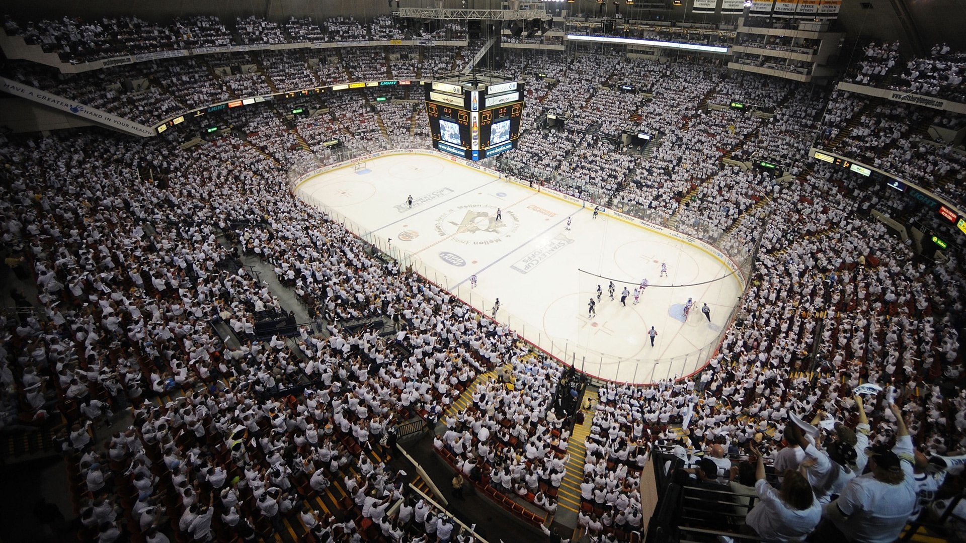 Penguins Nhl Wallpaper - Pittsburgh Penguins Old Arena , HD Wallpaper & Backgrounds