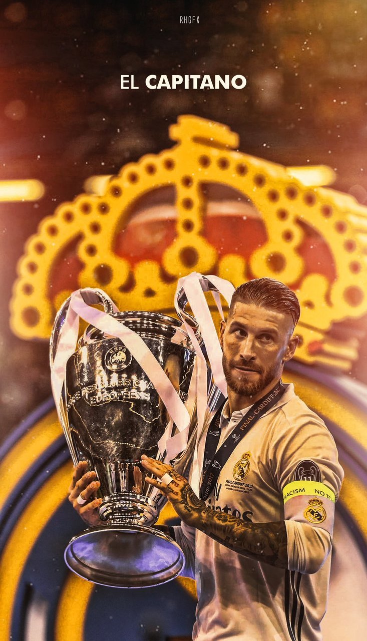 Real Madrid, Spain, And Sport Image - Sergio Ramos Ucl Trophies , HD Wallpaper & Backgrounds