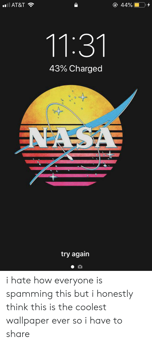 Nasa, At&t, And Wallpaper - Hate Everyone , HD Wallpaper & Backgrounds