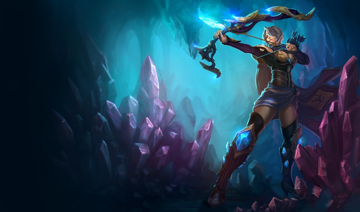 Amethyst Ashe Wallpaper - Amethyst Ashe Splash Art , HD Wallpaper & Backgrounds