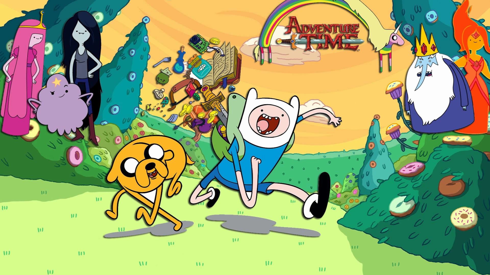 Twitter Wallpaper Adventure Time Desktop Wallpapers - Adventure Time Wallpaper 1080 , HD Wallpaper & Backgrounds