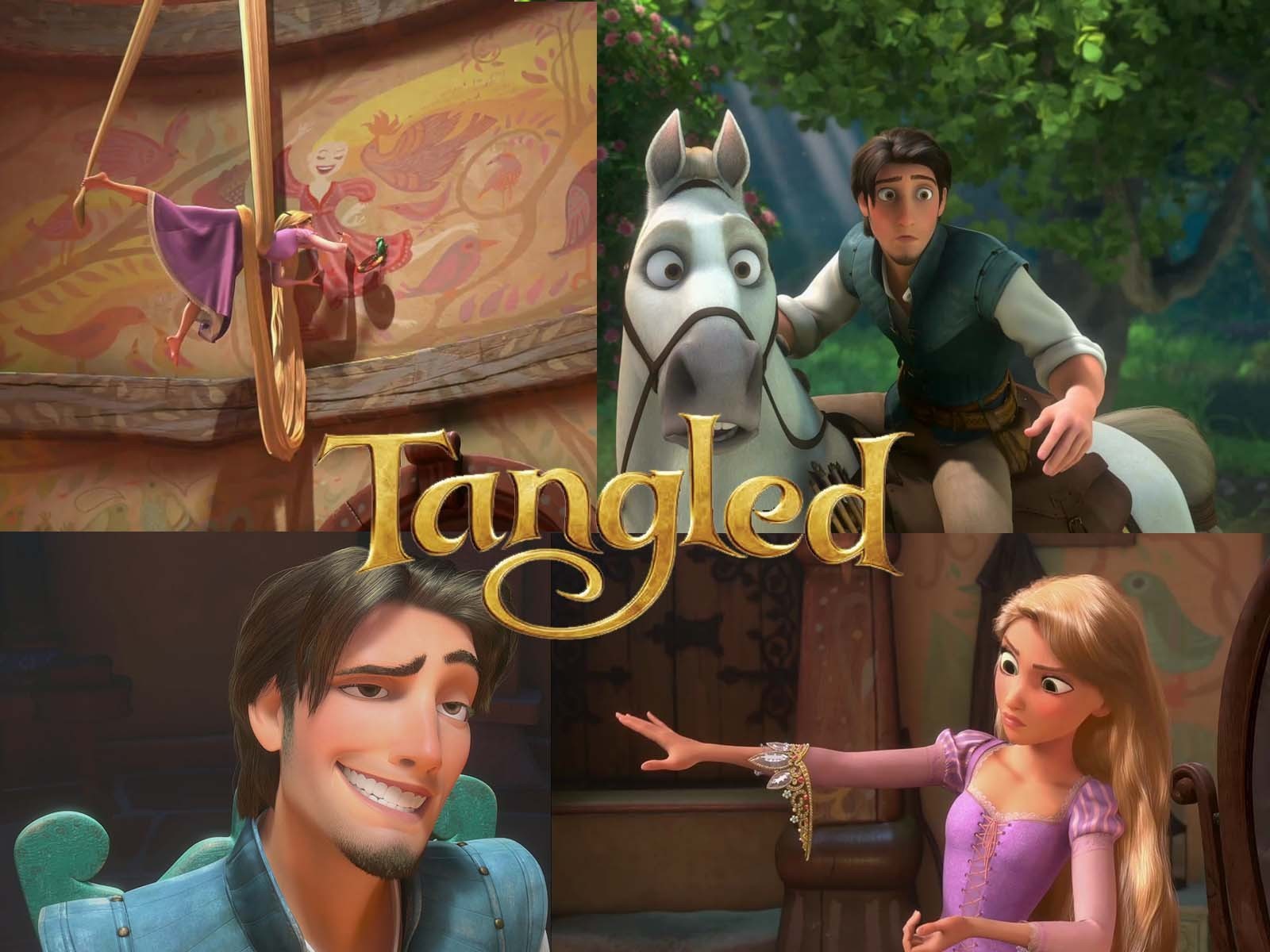 Tangled Wallpaper - Flynn Rider And Maximus Tangled , HD Wallpaper & Backgrounds