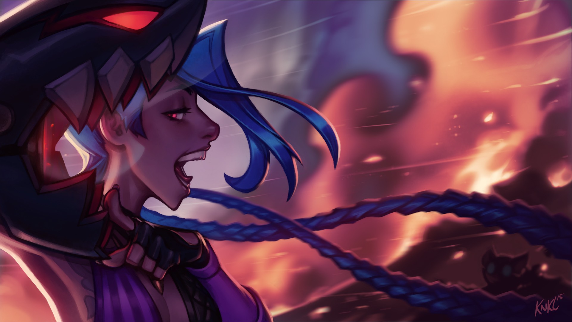 League Of Legends Jinx Fan Art , HD Wallpaper & Backgrounds