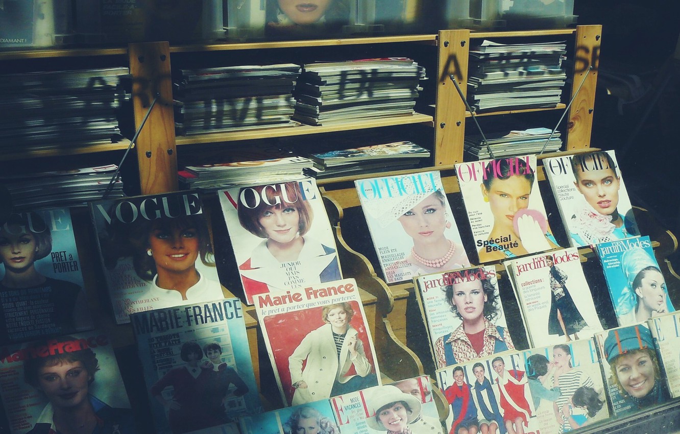 Photo Wallpaper Vintage, Girls, Style, Woman, Usa, - Fashion Magazines , HD Wallpaper & Backgrounds