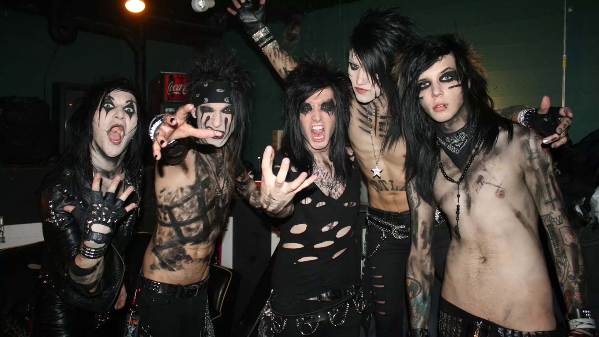 Black Veil Brides - Black Veil Brides Makeup , HD Wallpaper & Backgrounds