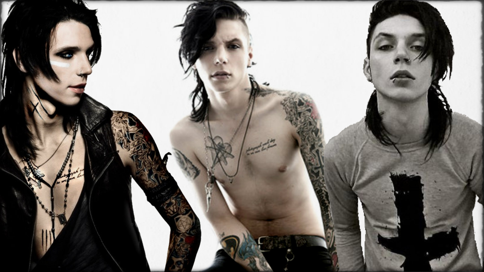 Andy Biersack - Transparent Marilyn Manson Png , HD Wallpaper & Backgrounds