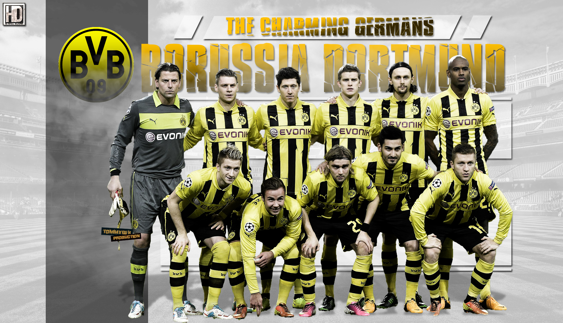 The Charming Germans - Borussia Dortmund , HD Wallpaper & Backgrounds