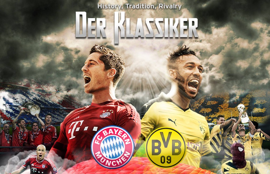 Der Klassiker 2015 Fc Bayern München Vs - Bayern München Vs Borussia Dortmund , HD Wallpaper & Backgrounds