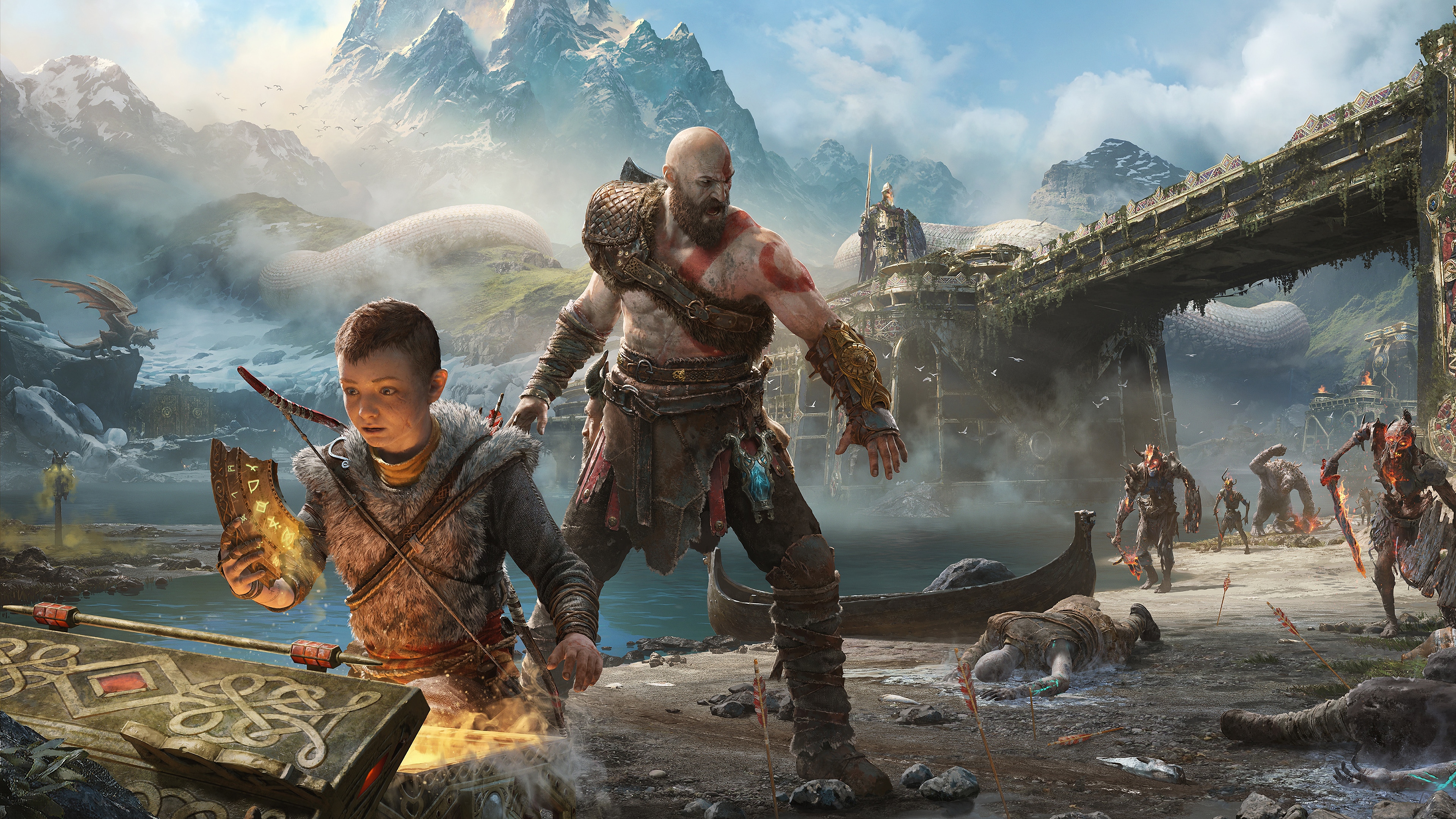 Godofwar - God Of War 4 4k , HD Wallpaper & Backgrounds