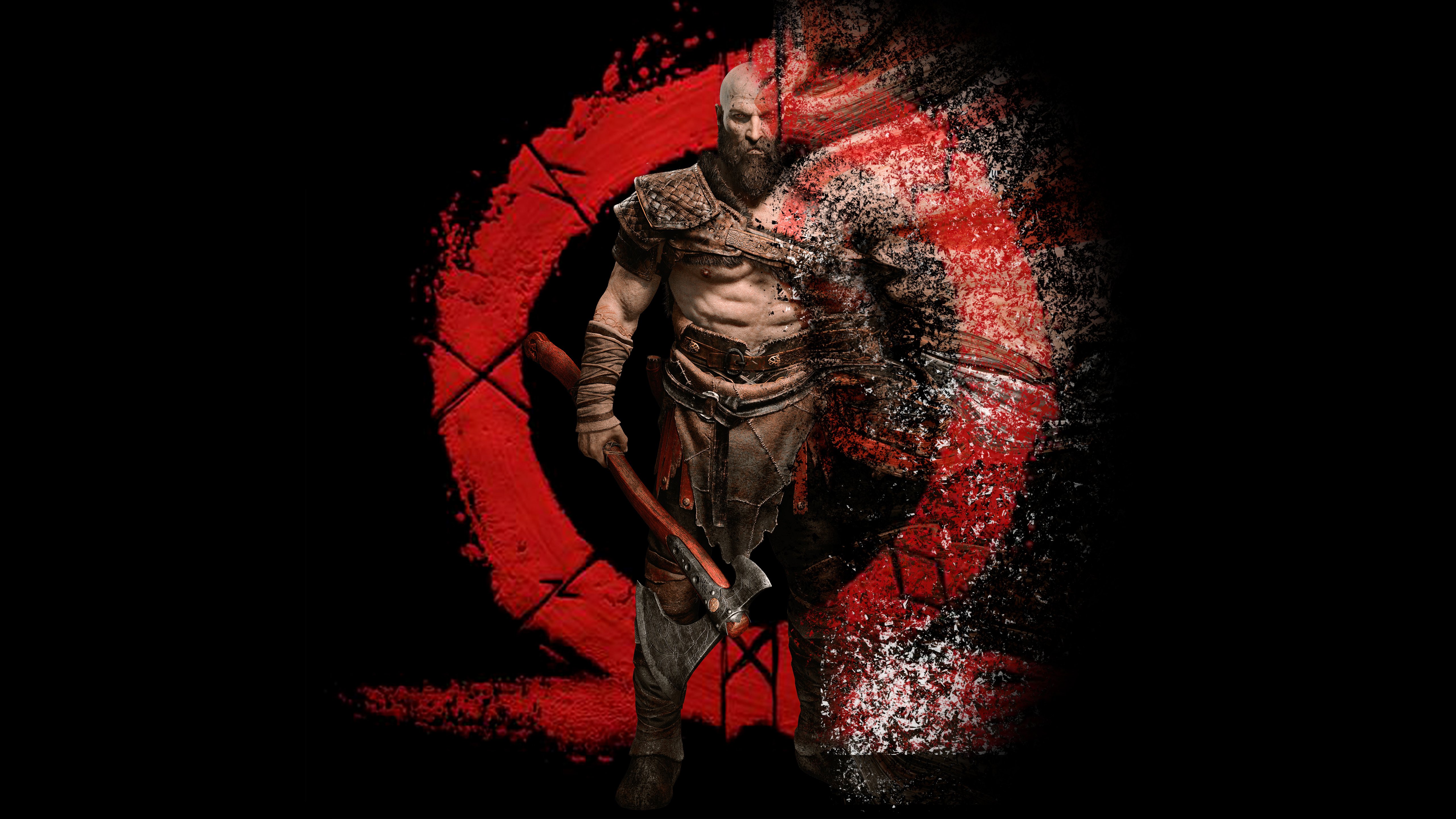 Kratos God Of War Wallpaper - God Of War 4k , HD Wallpaper & Backgrounds