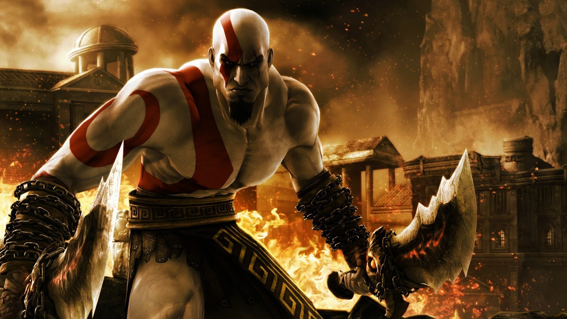 God Of War 3 Desktop Wallpaper - Kratos Wallpaper Kratos God Of War 3 , HD Wallpaper & Backgrounds