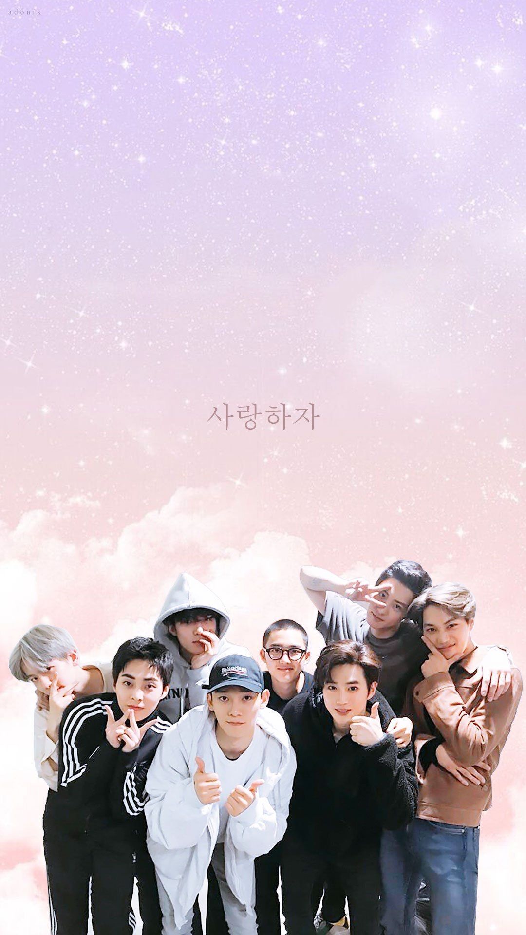 Exo Wallpaper Iphone Exo Lockscreen Xiumin Sehun - Exo 2019 , HD Wallpaper & Backgrounds