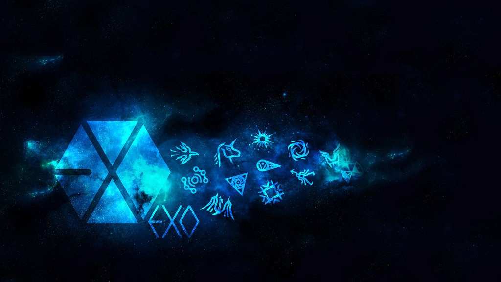 Exo Wallpaper - Exo Logo , HD Wallpaper & Backgrounds