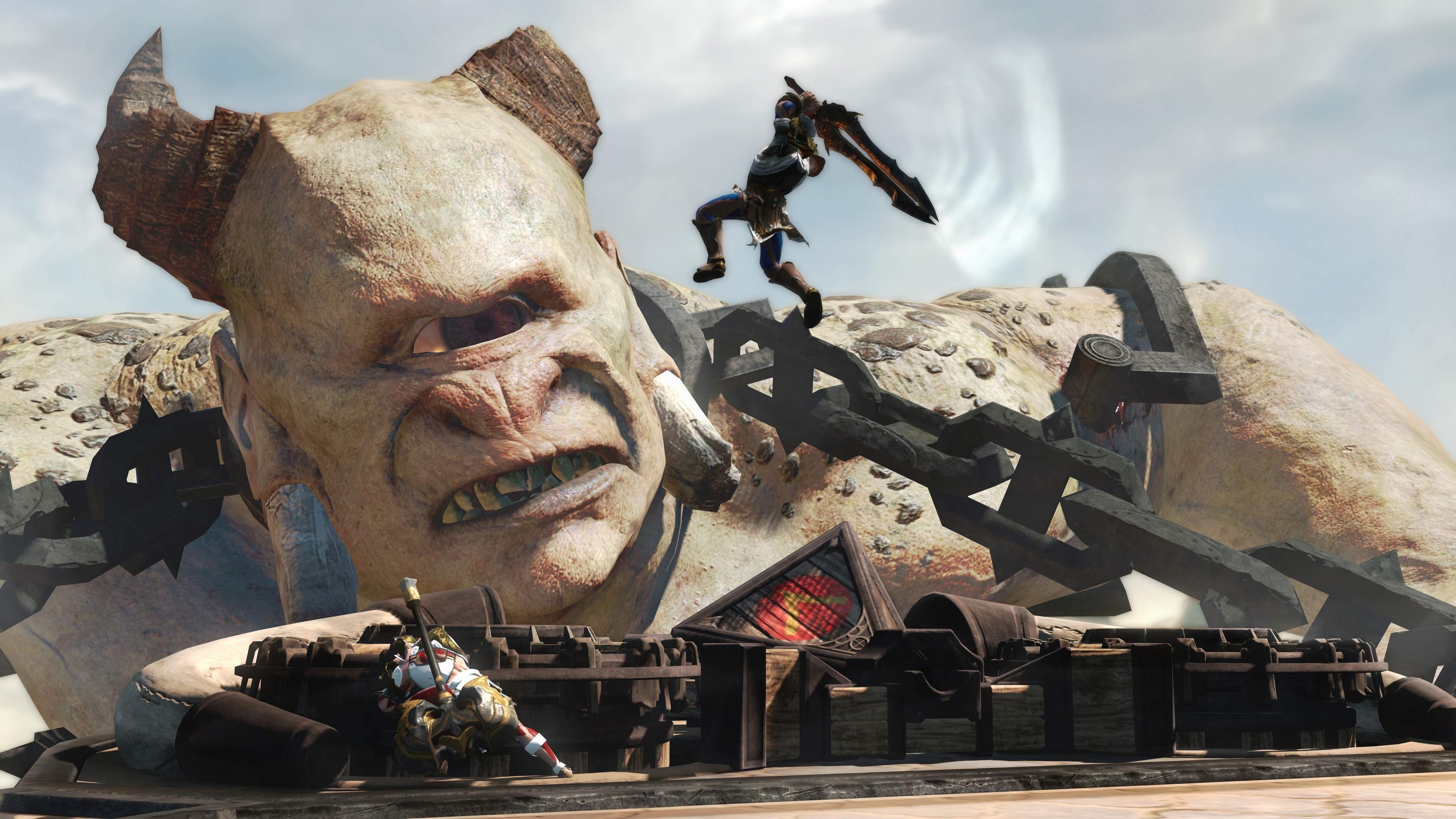 Ares God Of War 4k Ultra Hd Wallpaper - God Of War Big Monster , HD Wallpaper & Backgrounds