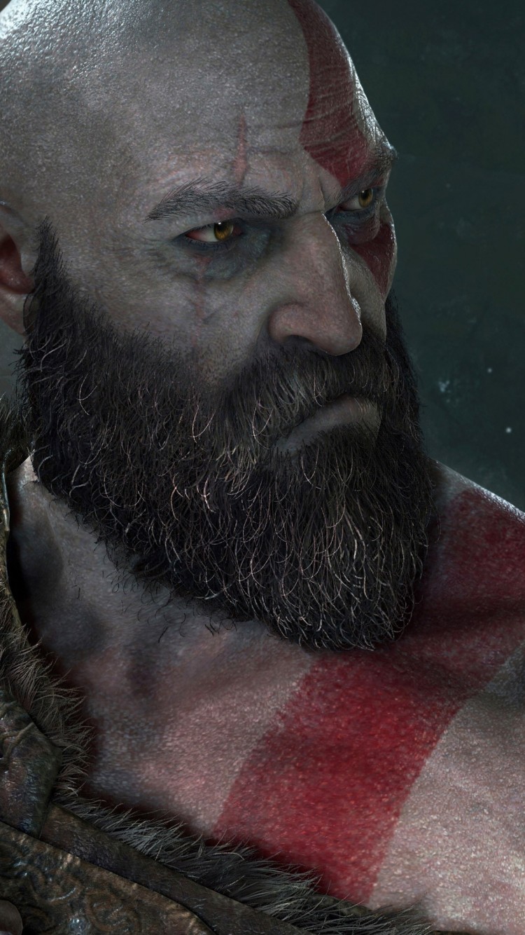 Download God 4 War, God A War 4 Wallpaper - God Of War 2018 Kratos , HD Wallpaper & Backgrounds