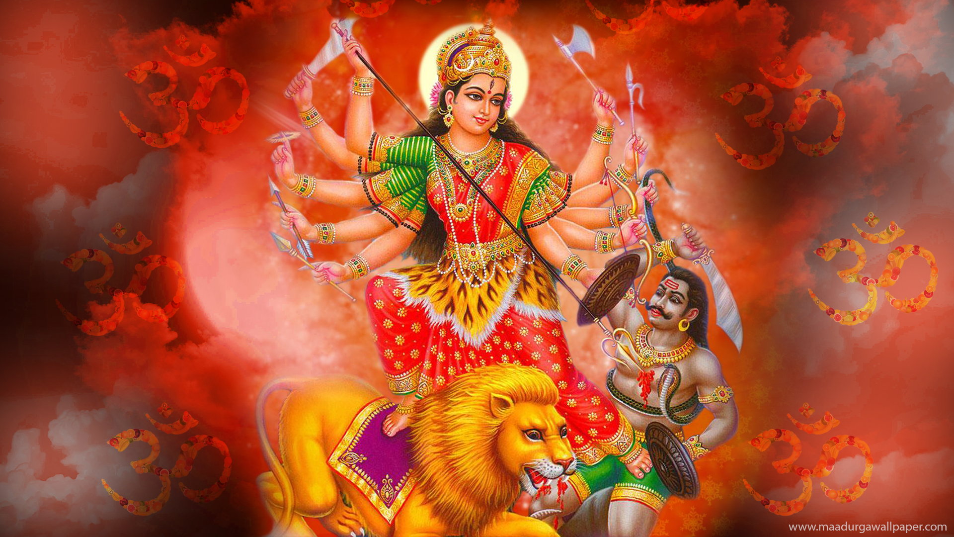 God Durga Hd Wallpaper - Durga Maa , HD Wallpaper & Backgrounds