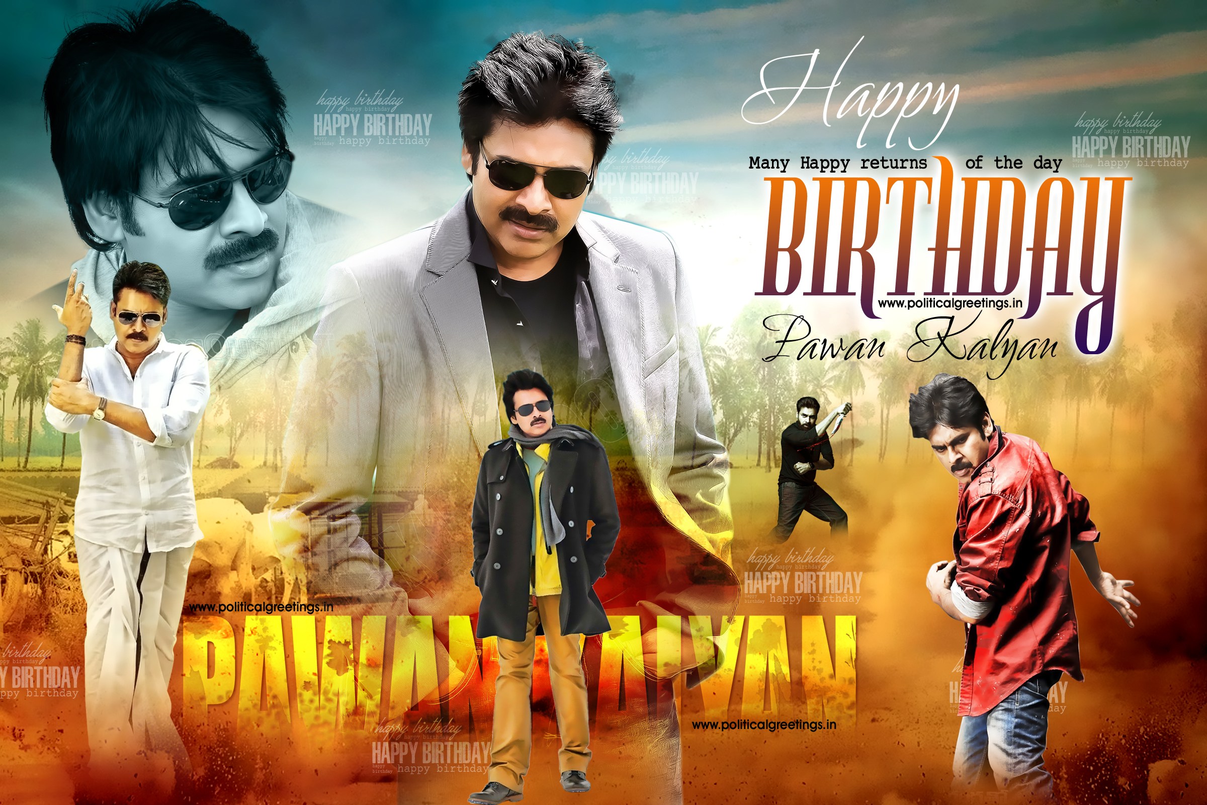 Pawan Kalyan Birthday Photos Download , HD Wallpaper & Backgrounds