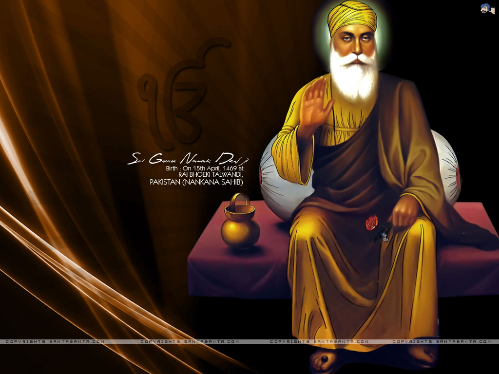 Guru Nanak Ji Wallpaper - Full Hd Sikh Gurus , HD Wallpaper & Backgrounds