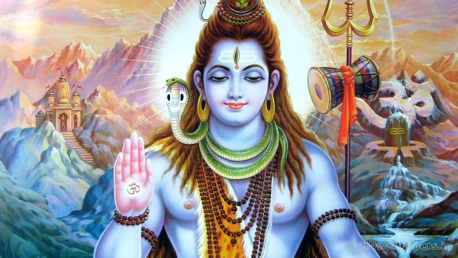 Beautiful Hindu God Animation Wallpaper Free - Shivji Wallpaper For Mobile , HD Wallpaper & Backgrounds