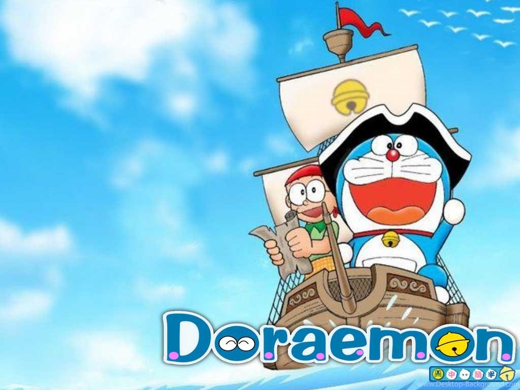 Hd Great Doraemon Wallpapers For Desktop Full Size - Nobita Shizuka And Doraemon , HD Wallpaper & Backgrounds