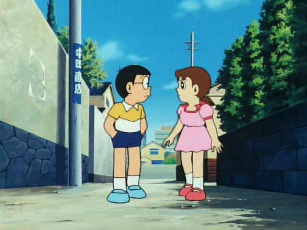 47 Shizuka Doraemon Hd Wallpapers - Cute Nobita And Shizuka , HD Wallpaper & Backgrounds