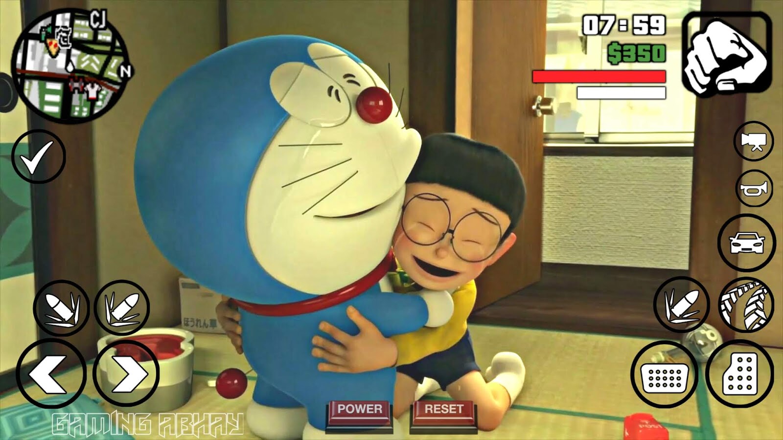 20mb] Gta Sa Doraemon Mod With House For Android - Gta Sa Doraemon , HD Wallpaper & Backgrounds