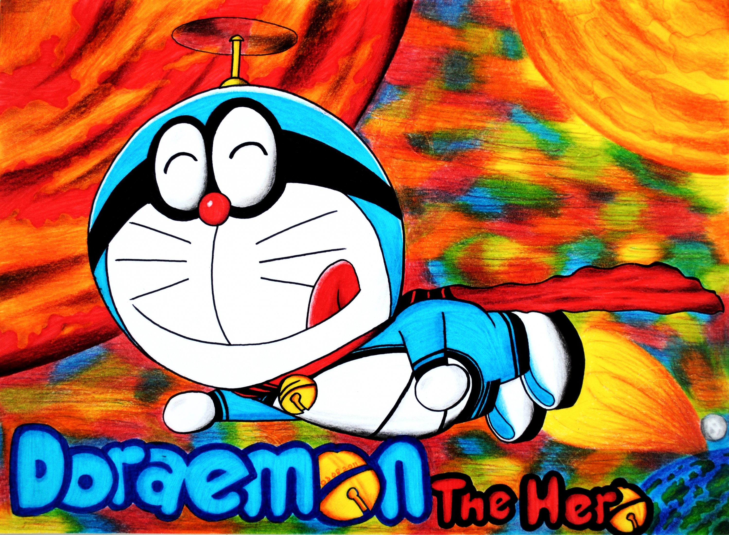 Doraemon Fotos - Seni Kartun , HD Wallpaper & Backgrounds