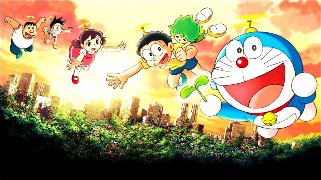 Background Doraemon Bergerak Keren Wallpaper Doraemon - Doraemon Wallpaper Hd , HD Wallpaper & Backgrounds