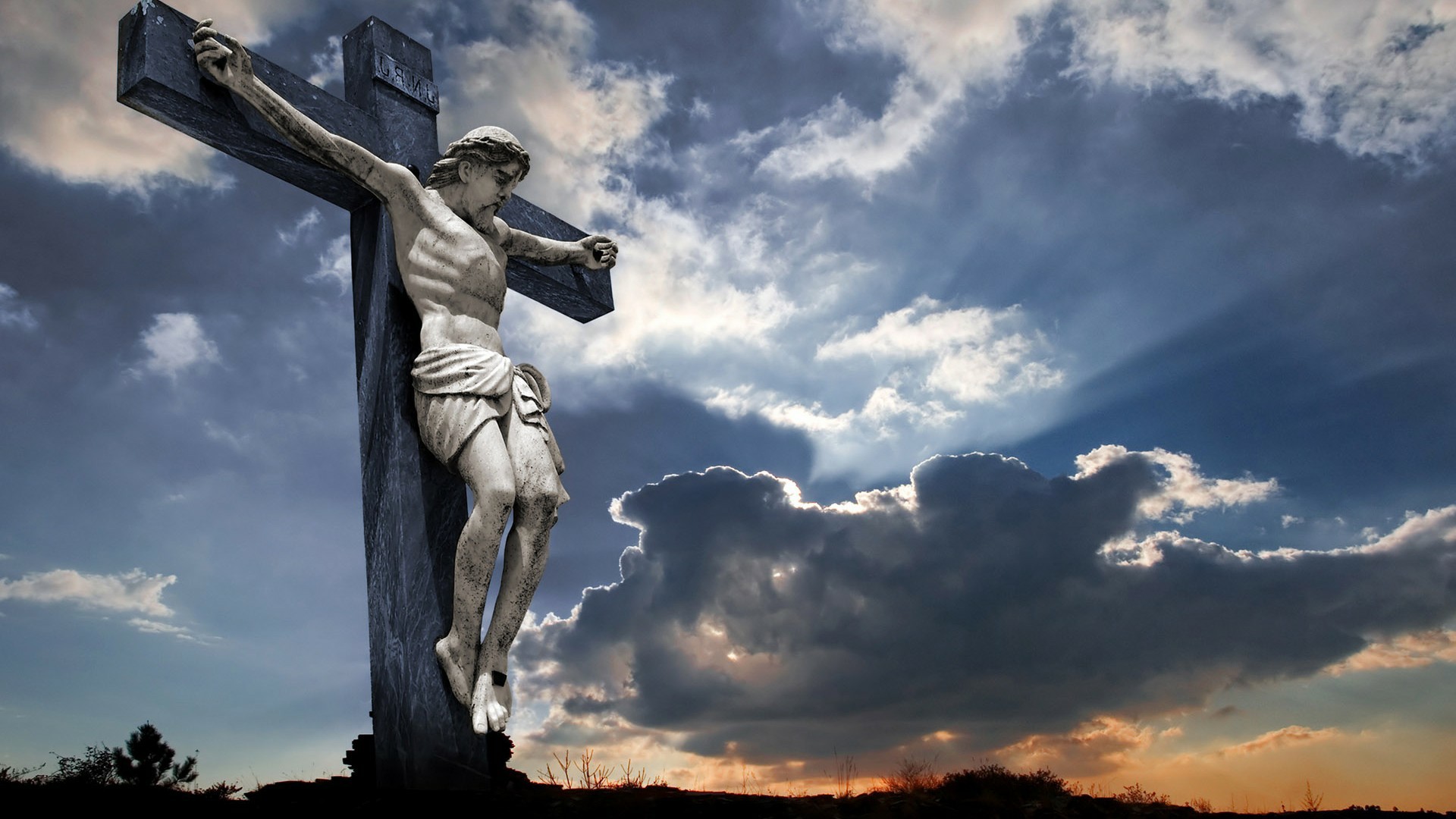 Jesus On The Cross Hd , HD Wallpaper & Backgrounds