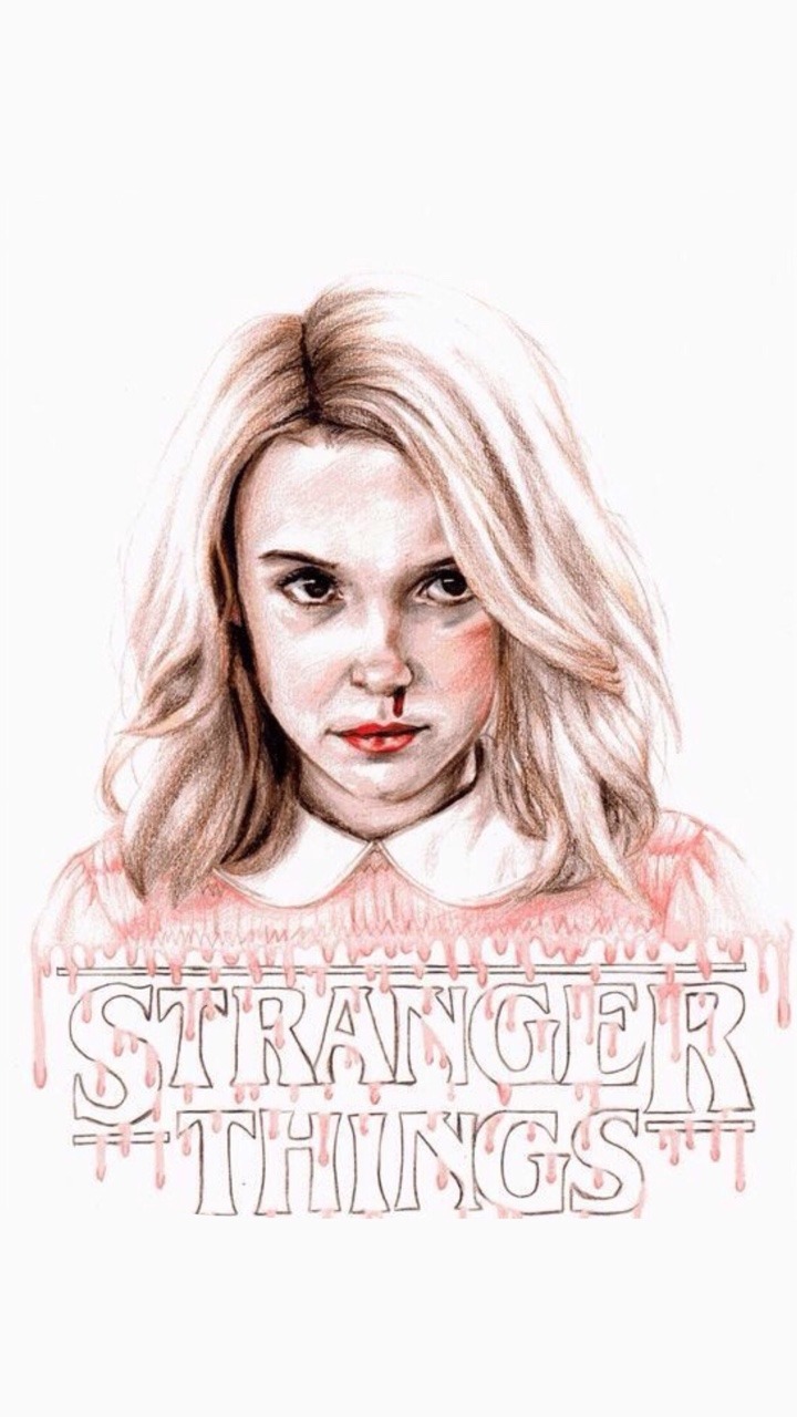 Lockscreens Stranger Things Lockscreens Reblog Or Like - Stranger Things Drawings Realistic , HD Wallpaper & Backgrounds