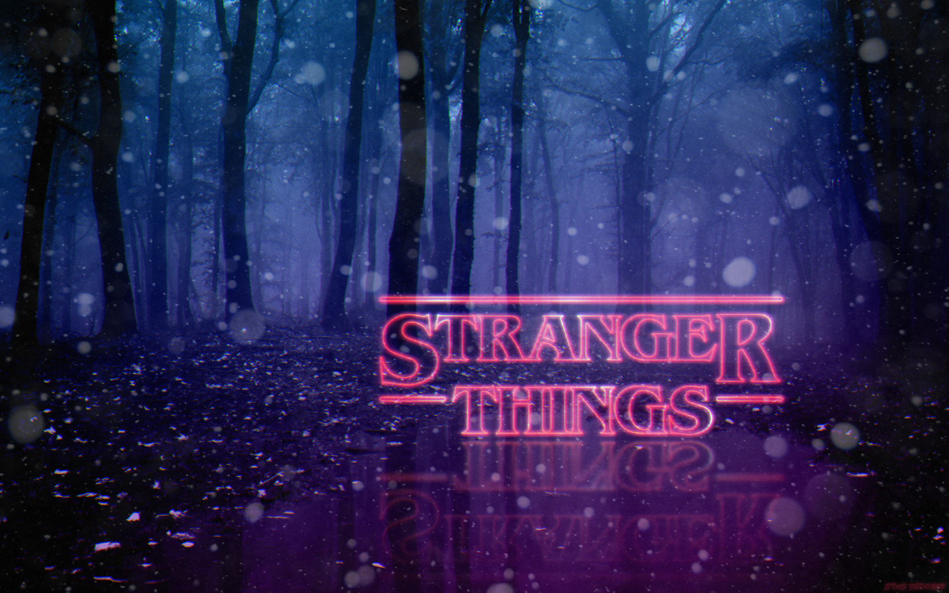 L Forest Stranger Things Background 278353 Hd Wallpaper