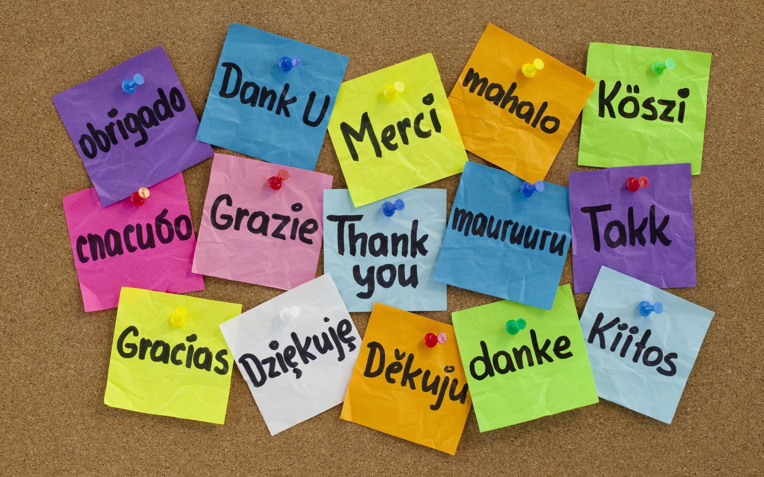 Thank You In Different Languages Wallpaper - Thank You Slide , HD Wallpaper & Backgrounds