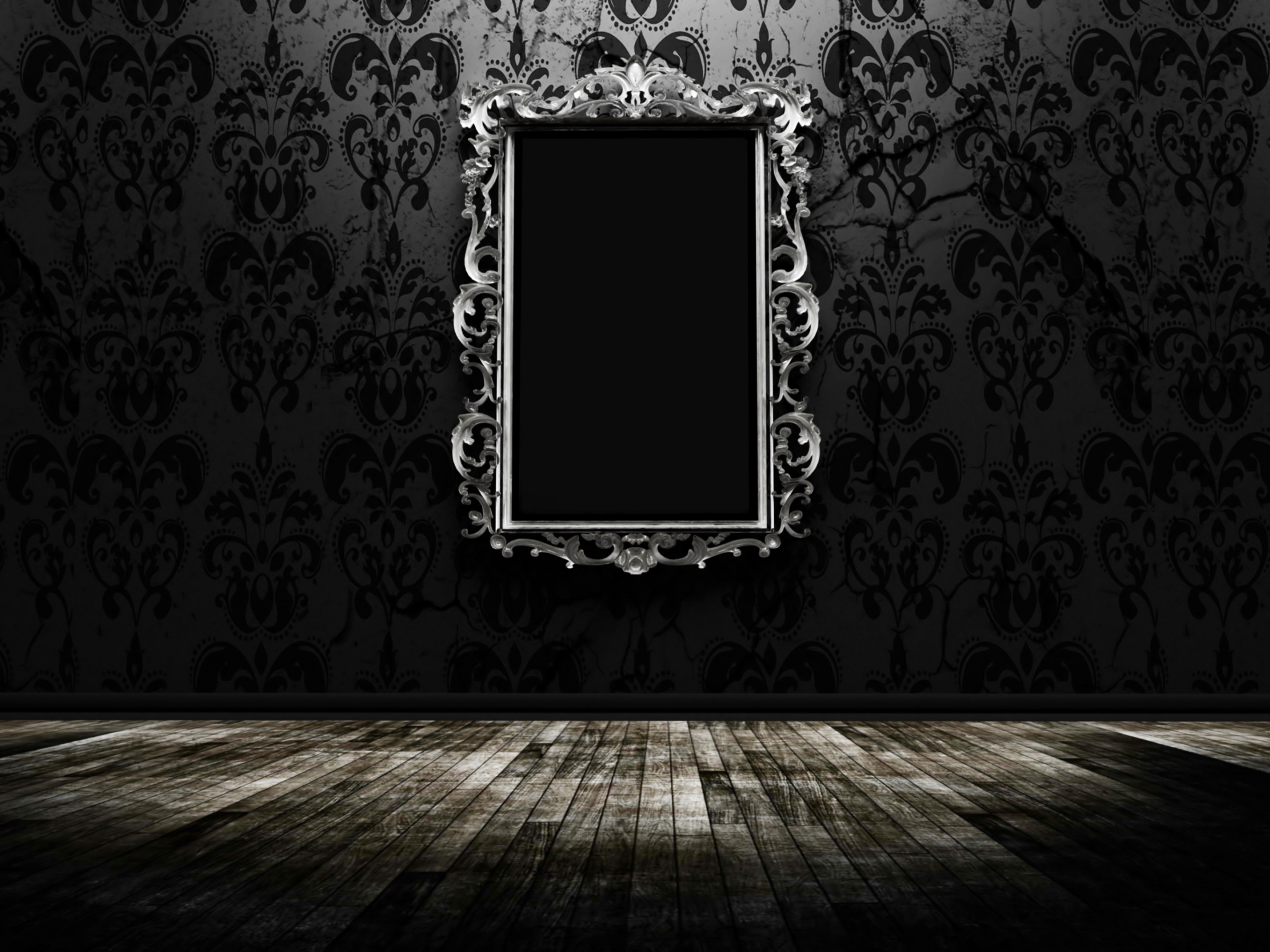 Mirror Wallpaper - Dark Background With Mirror , HD Wallpaper & Backgrounds