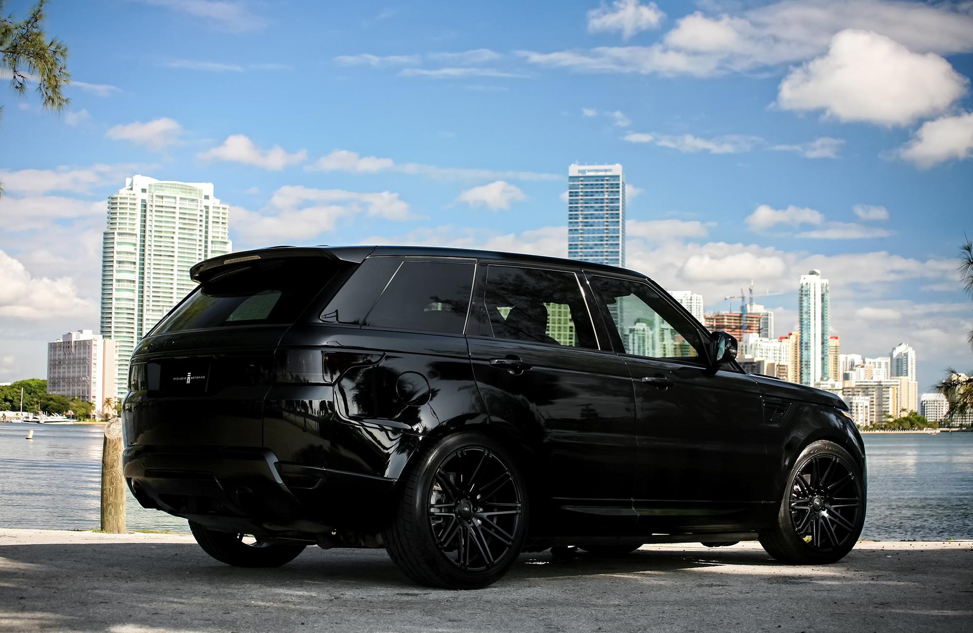Range - All Black Range Rover Sport 2015 , HD Wallpaper & Backgrounds