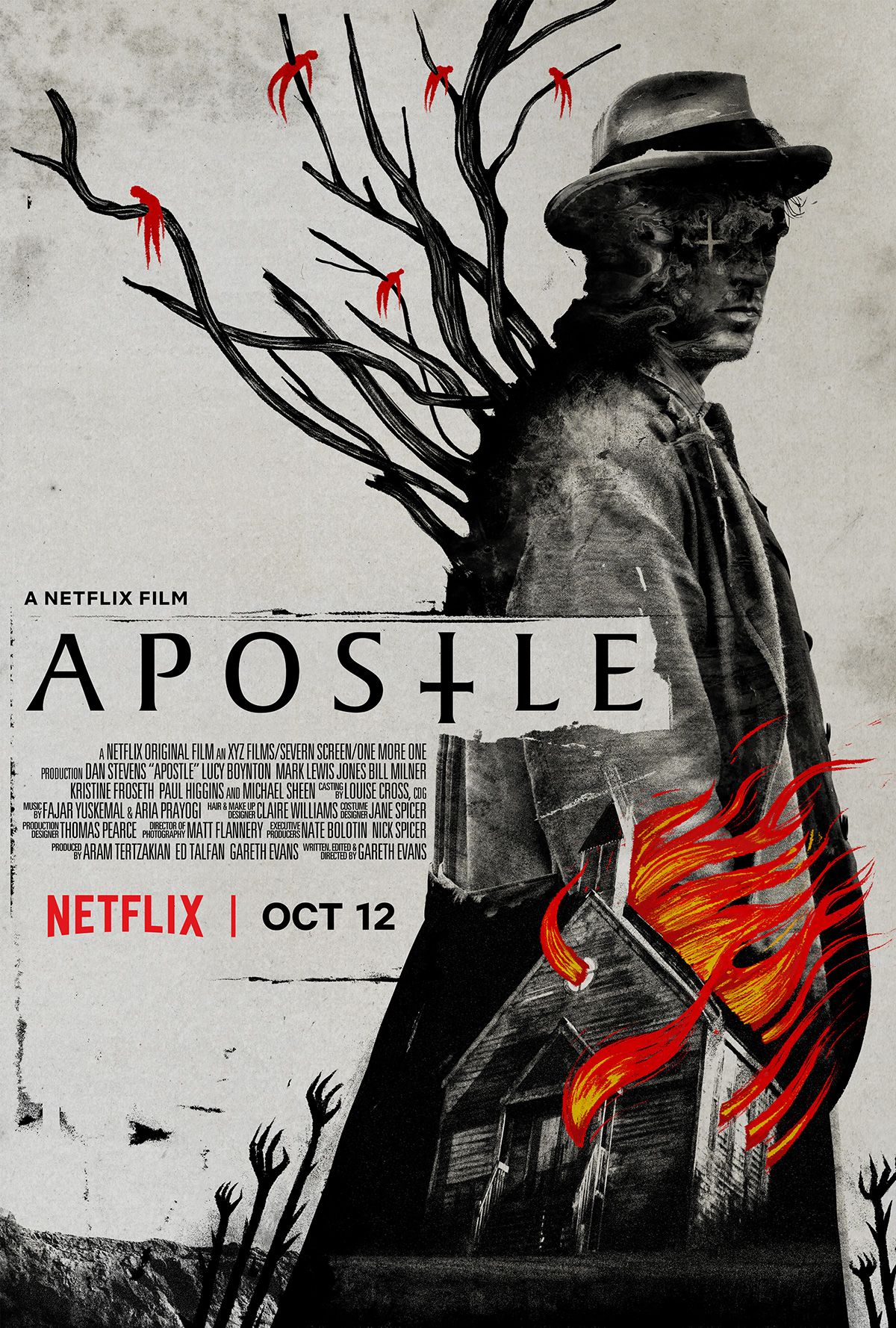 2018 Upcoming Movies - Apostle Netflix Poster , HD Wallpaper & Backgrounds