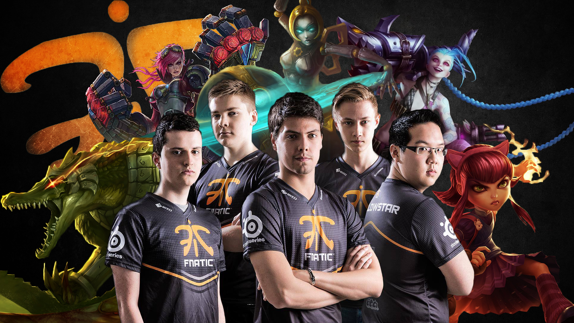 Fnatic Team Wallpaper - League Of Legends Champion Team , HD Wallpaper & Backgrounds