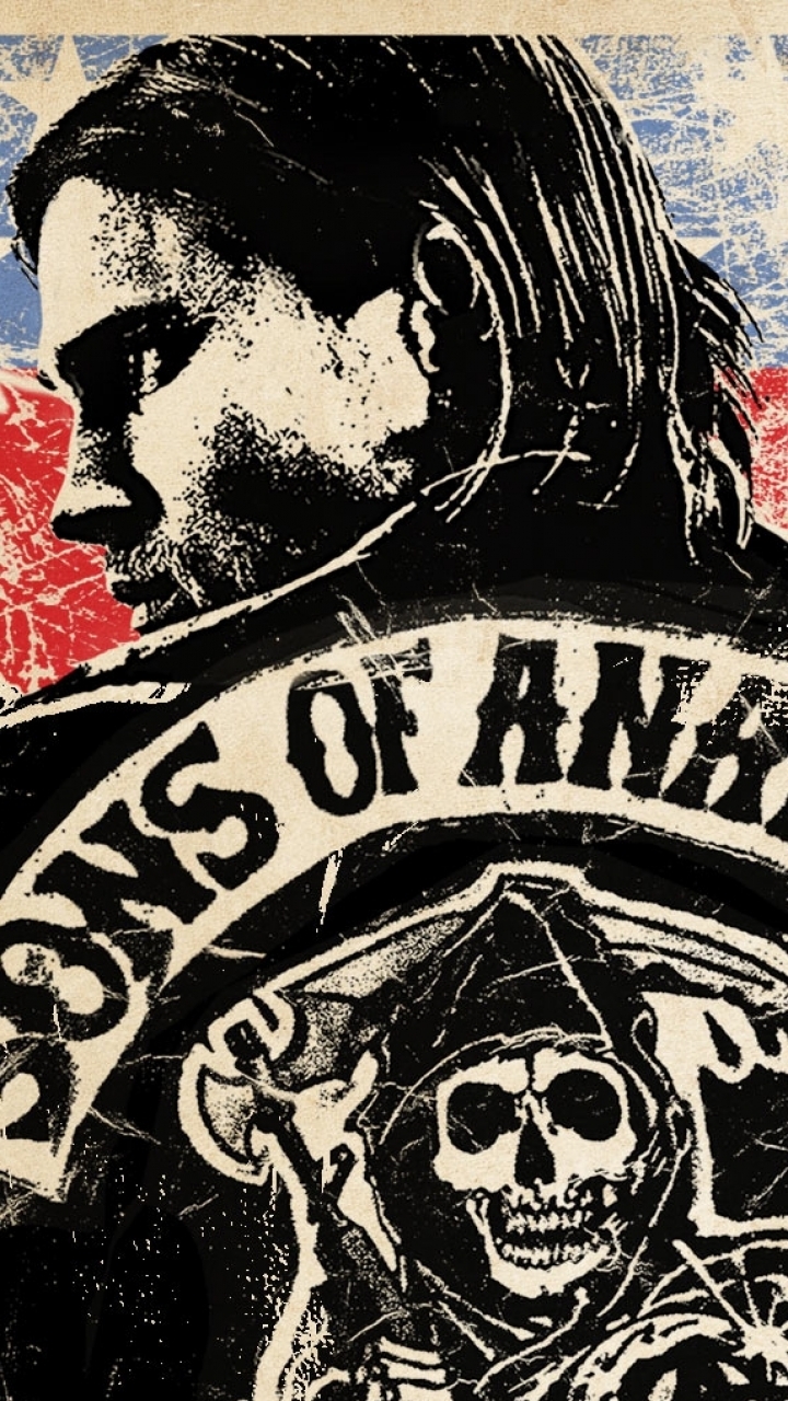 10063 Sons Of Anarchy Wallpaper For Iphone 5 720 X - Sons Of Anarchy Phone , HD Wallpaper & Backgrounds