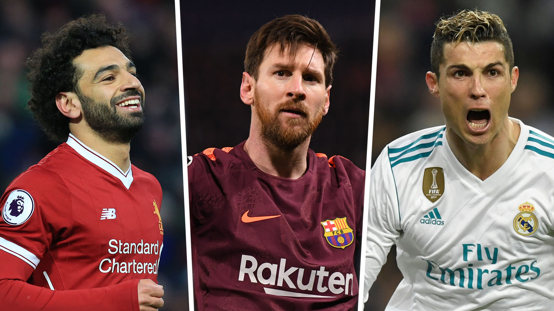 Fabio Capello Compares Messi And Cristiano Ronaldo - Salah Messi Ronaldo , HD Wallpaper & Backgrounds