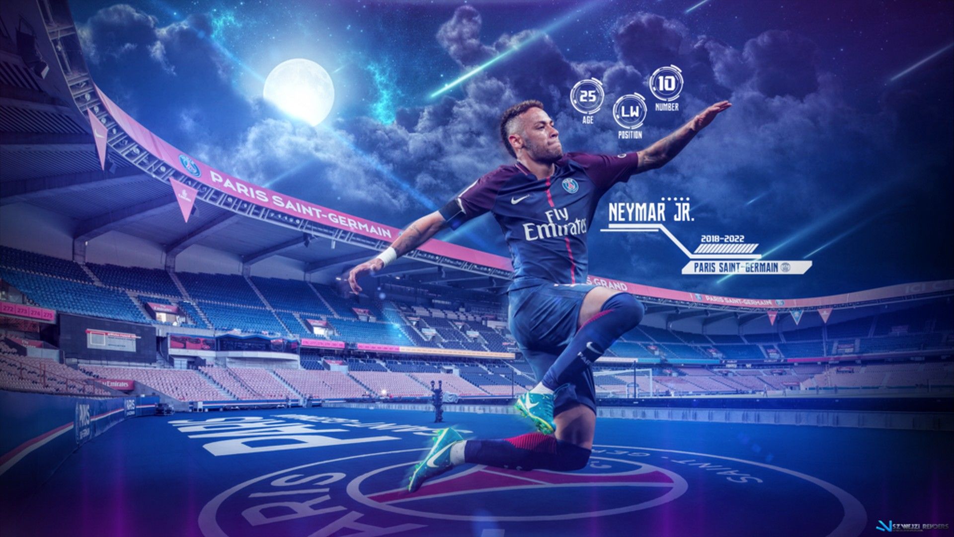 Football - Neymar Wallpaper Psg , HD Wallpaper & Backgrounds