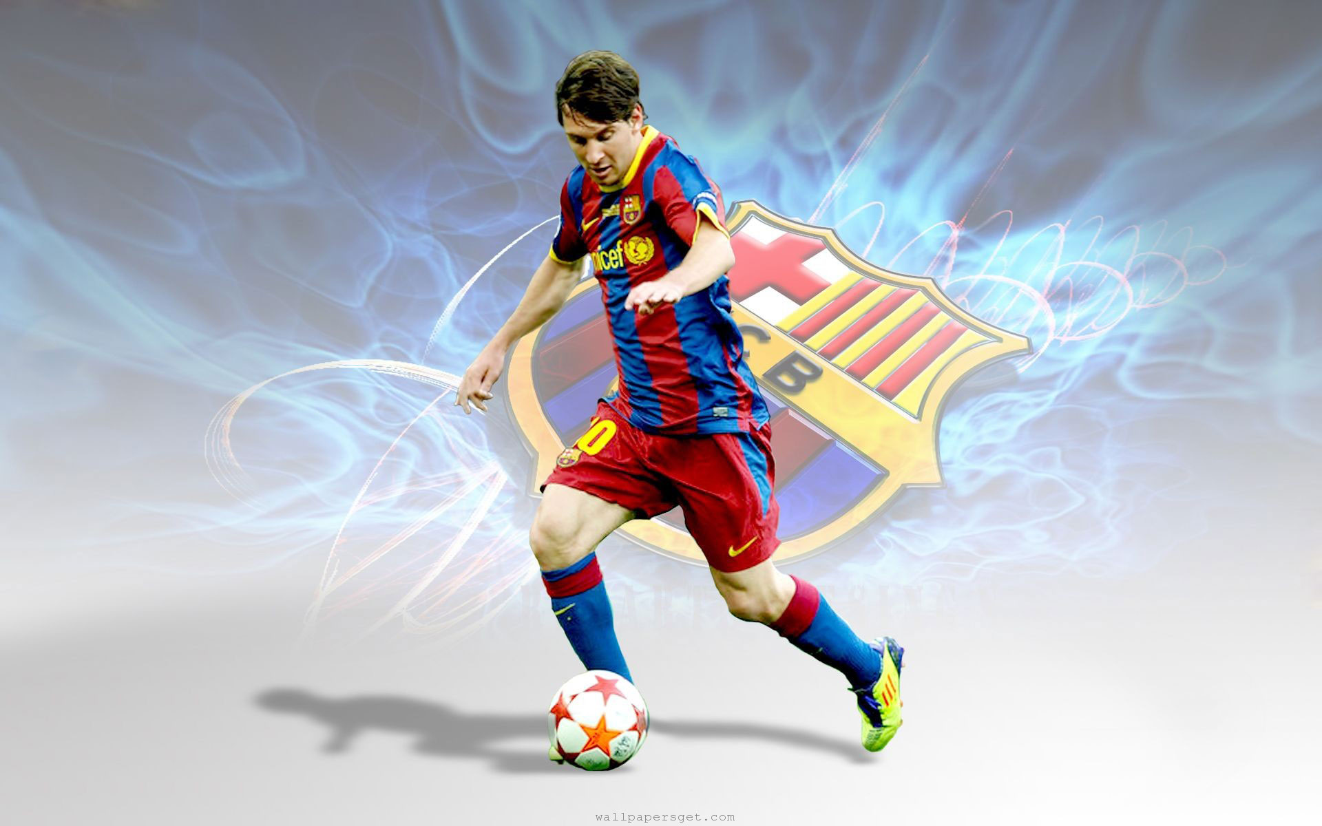Barcelona Messi Backgrounds - Barcelona Messi 2014 , HD Wallpaper & Backgrounds