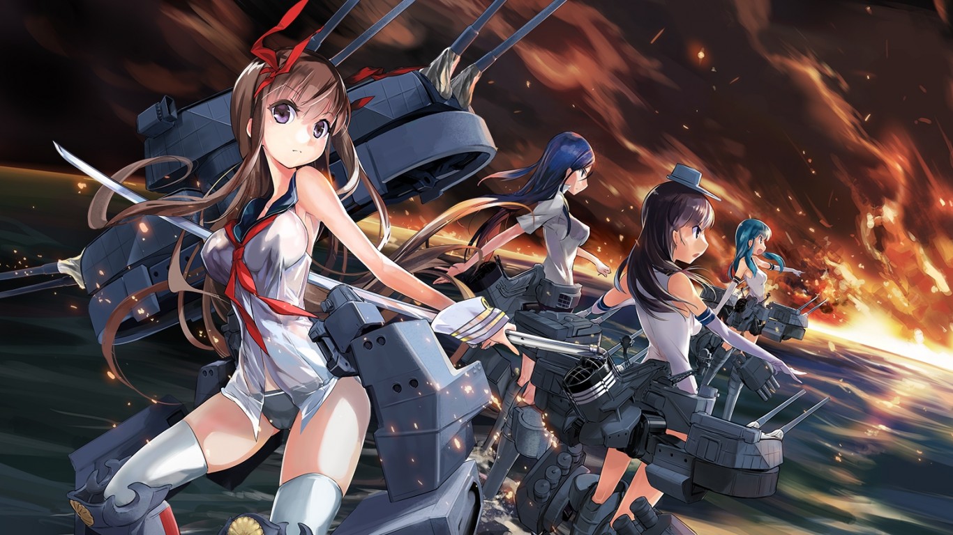 Kancolle Wallpaper - Kancolle Wallpaper Hd , HD Wallpaper & Backgrounds