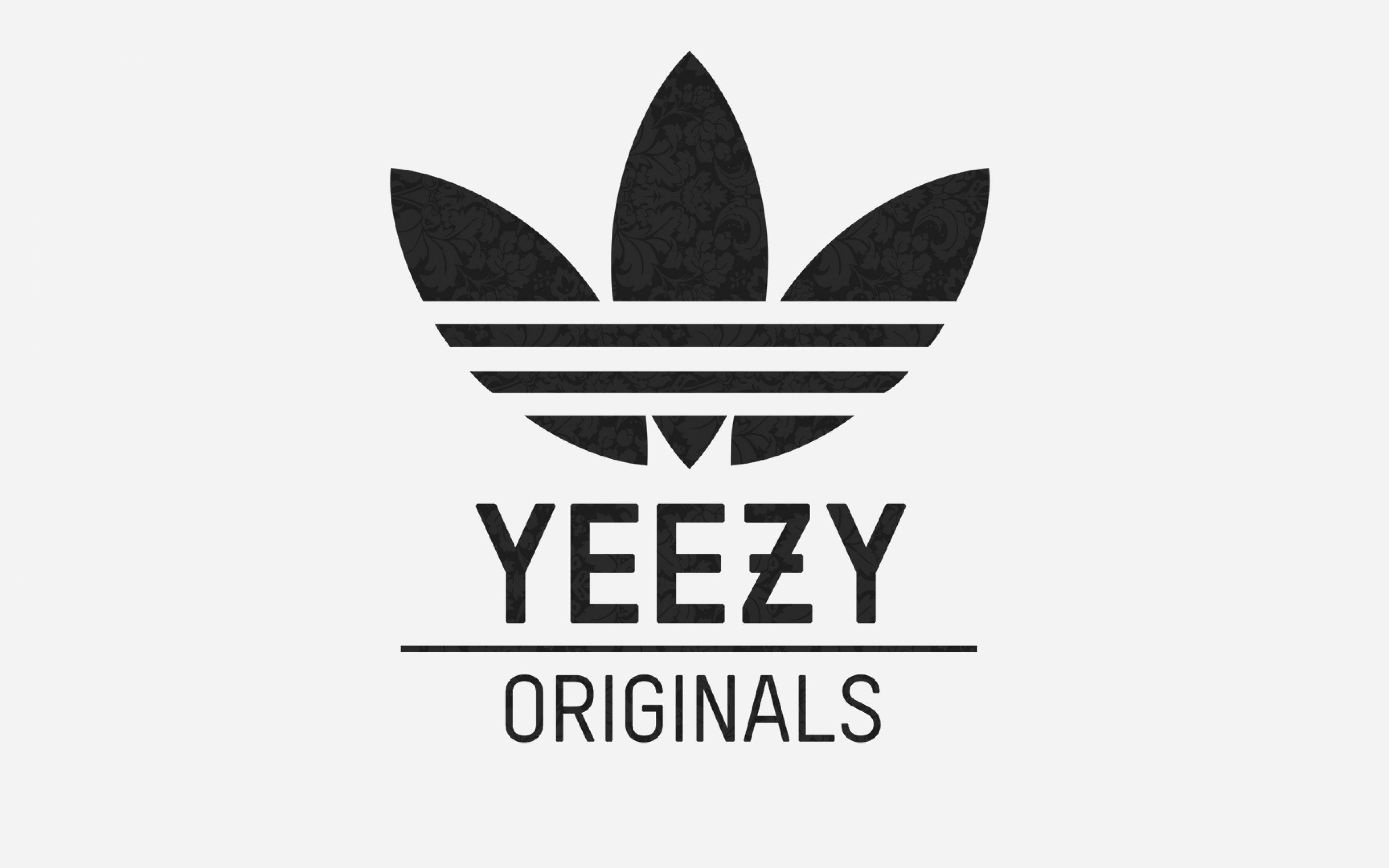 Adidas Yeezy Wallpaper - Adidas Yeezy Originals Logo , HD Wallpaper & Backgrounds