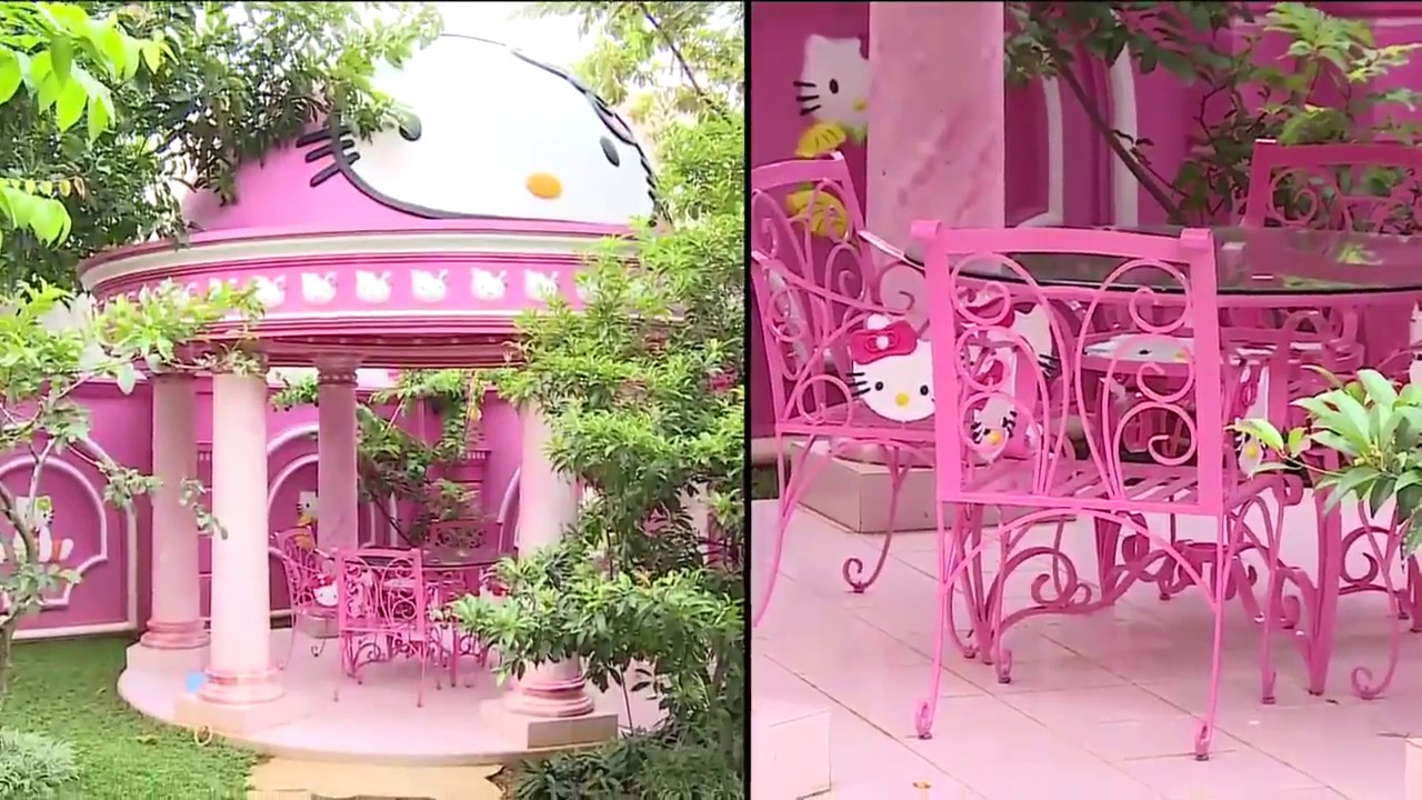 Wow Rumah Mewah Dengan Tema Hello Kitty - Rumah Bertema Hello Kitty , HD Wallpaper & Backgrounds