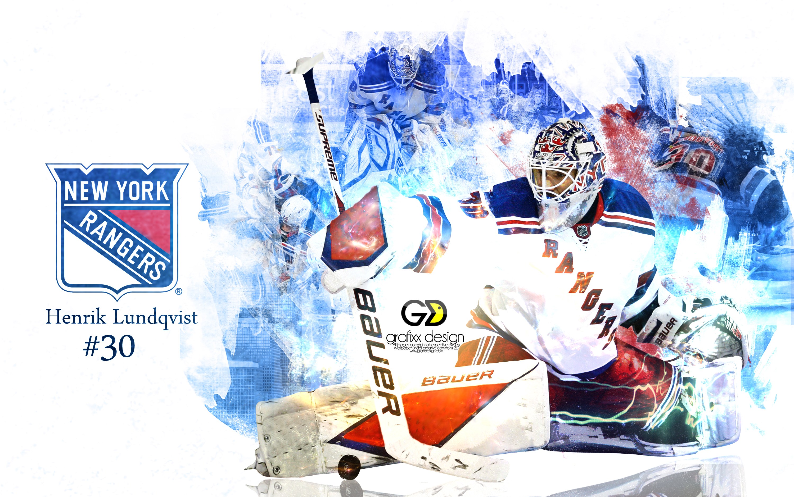 New York Rangers Wallpapers Free Download Pixelstalk - Henrik Lundqvist Wallpaper Hd , HD Wallpaper & Backgrounds