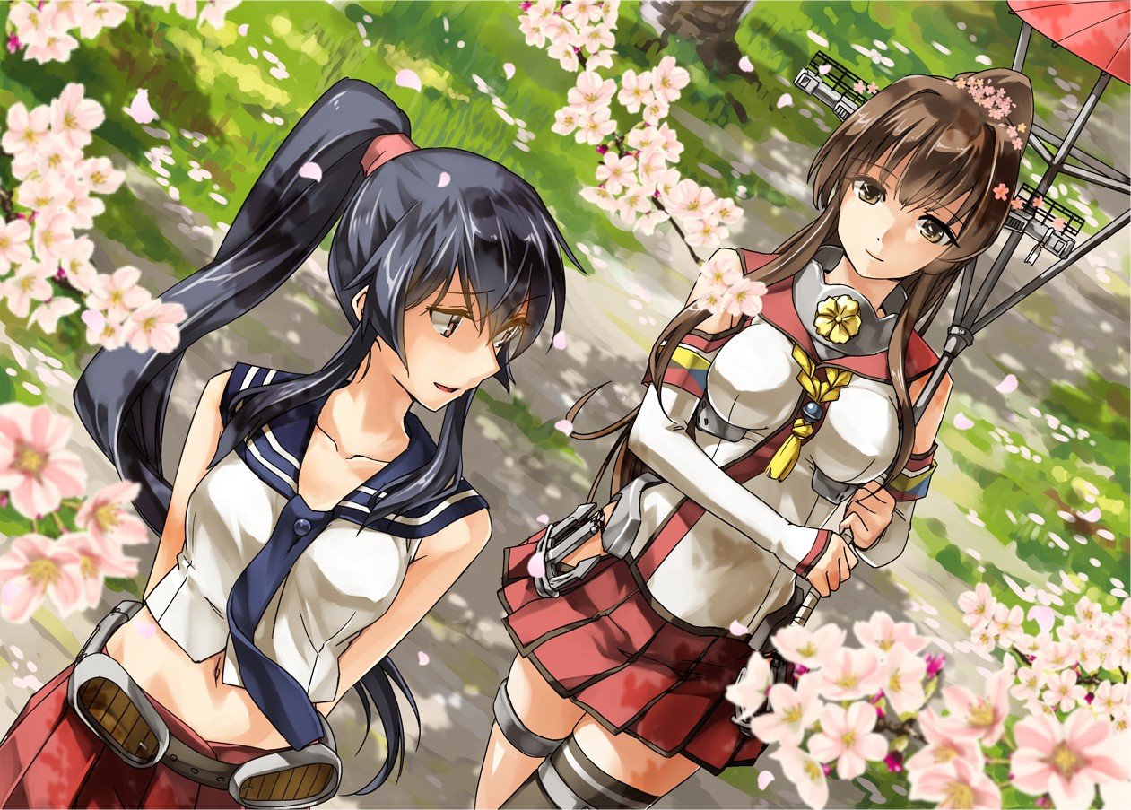 Anime, Yamato 4k Hd Wallpaper - Kantai Collection Yamato Yahagi , HD Wallpaper & Backgrounds