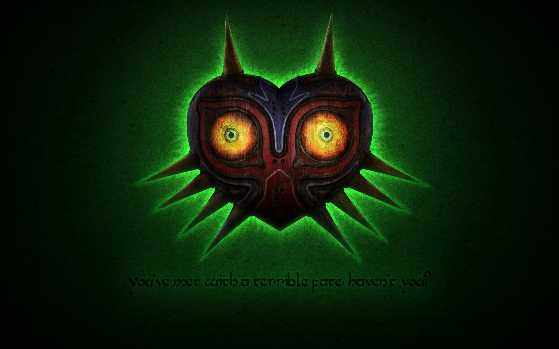 Majoras Mask Glow Skull Kid Zelda - The Legend Of Zelda: Majora's Mask , HD Wallpaper & Backgrounds